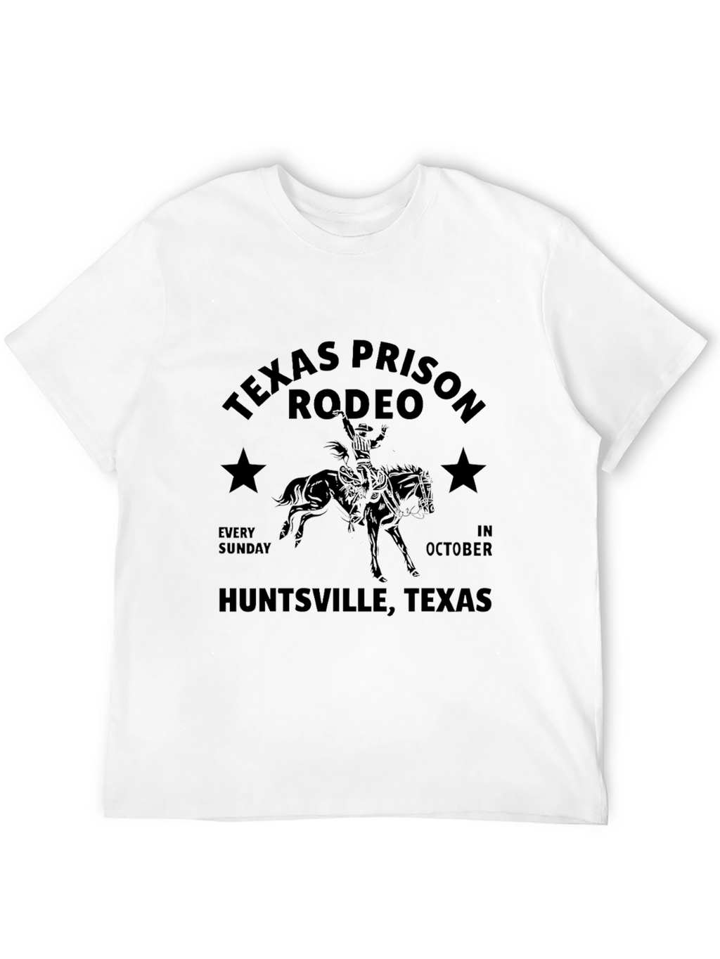 Texas Prison Rodeo Black T-Shirt
