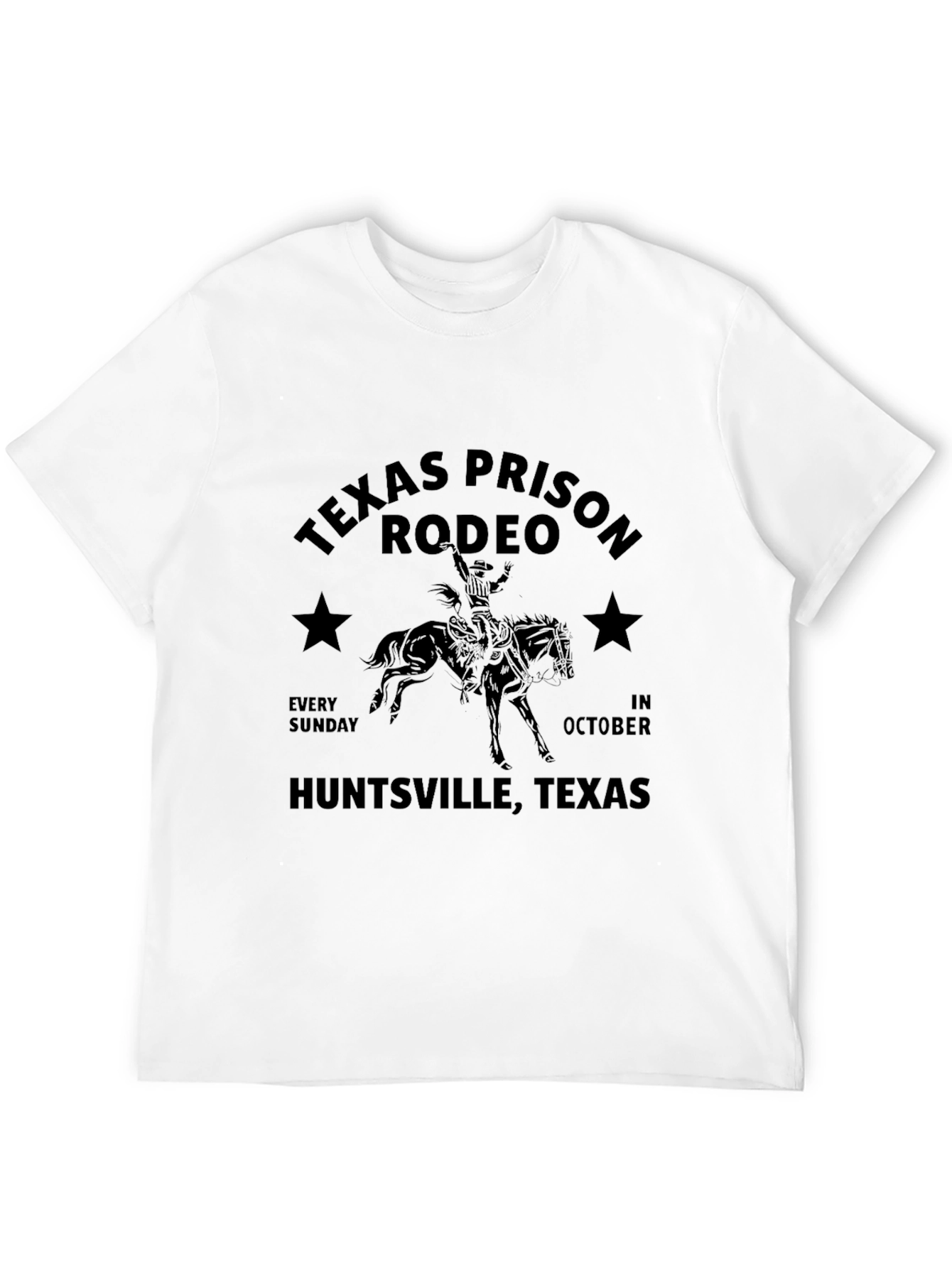 Texas Prison Rodeo Black T-Shirt
