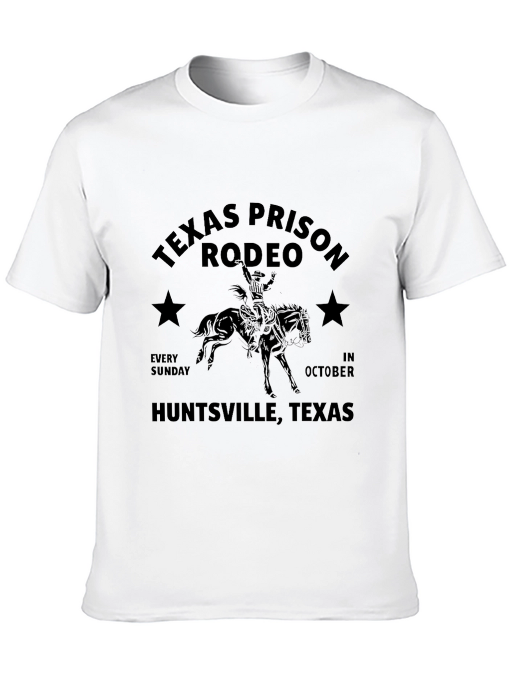 Texas Prison Rodeo Black T-Shirt