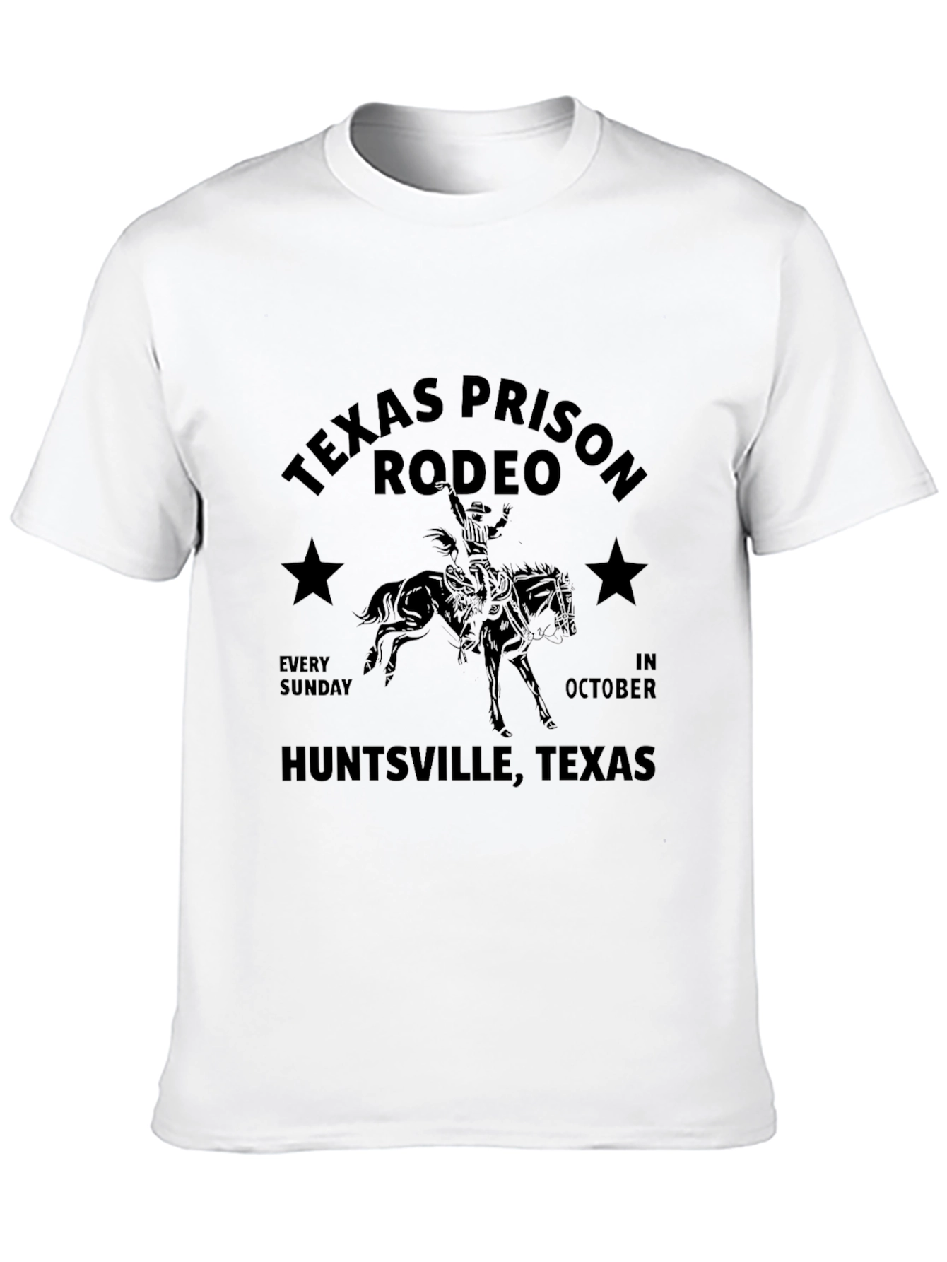 Texas Prison Rodeo Black T-Shirt