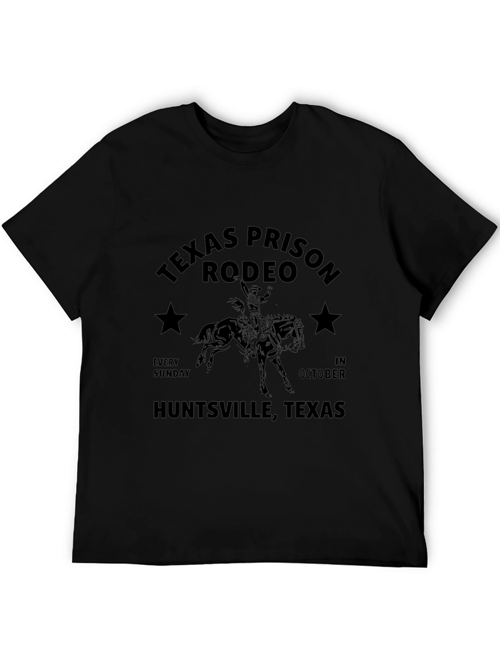 Texas Prison Rodeo Black T-Shirt