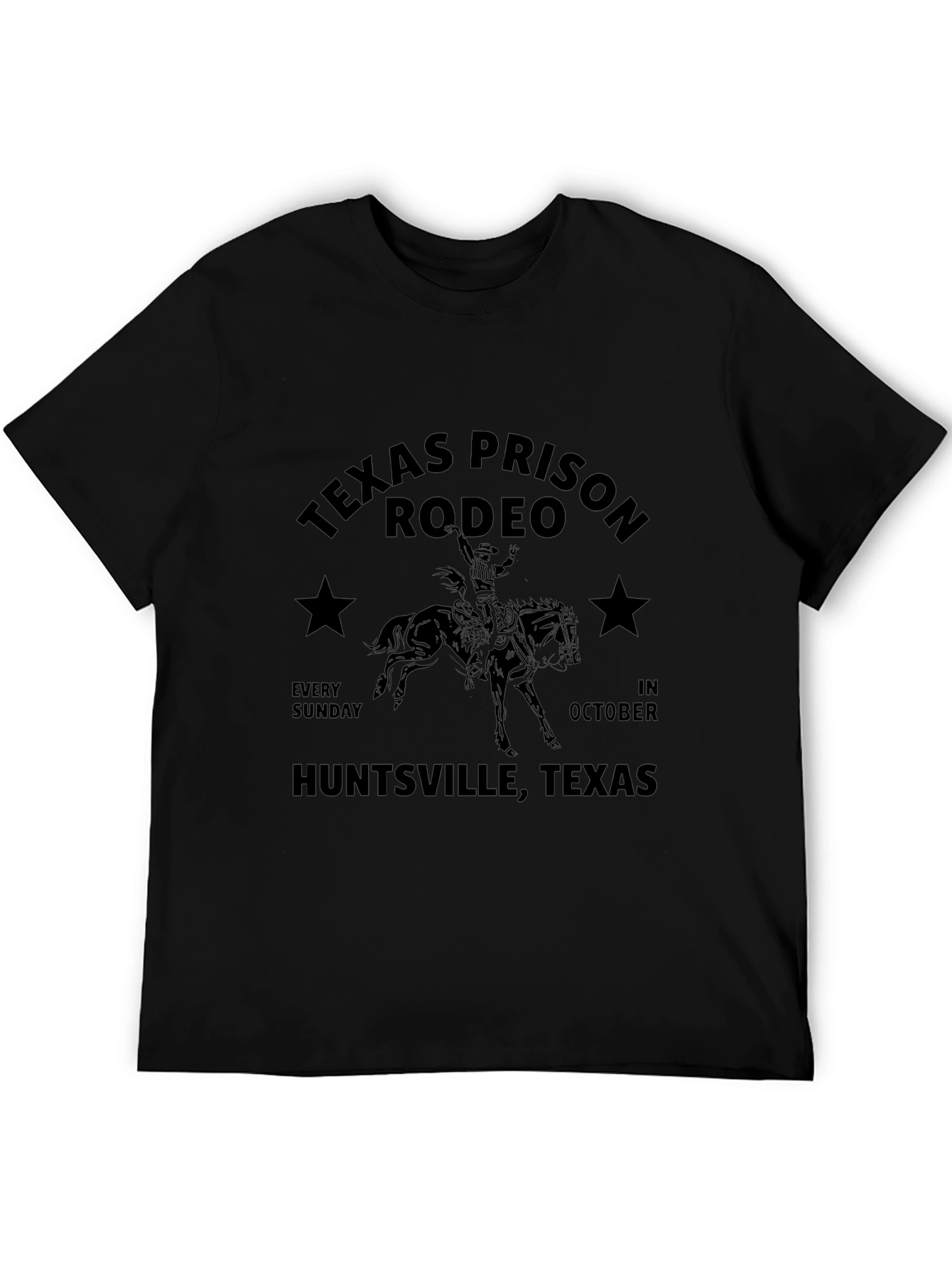 Texas Prison Rodeo Black T-Shirt