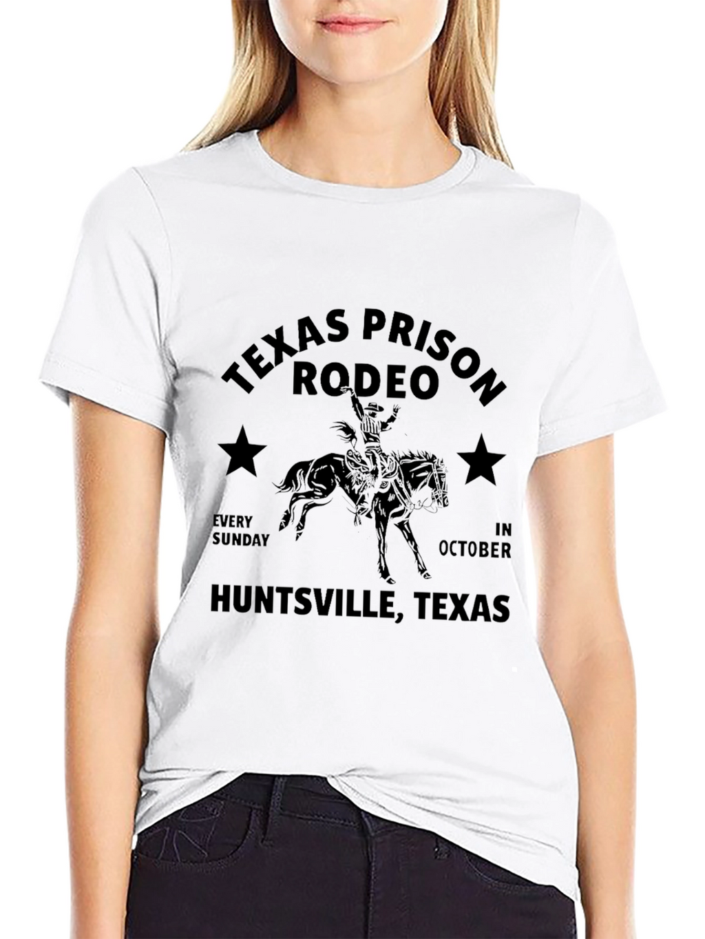 Texas Prison Rodeo Black T-Shirt