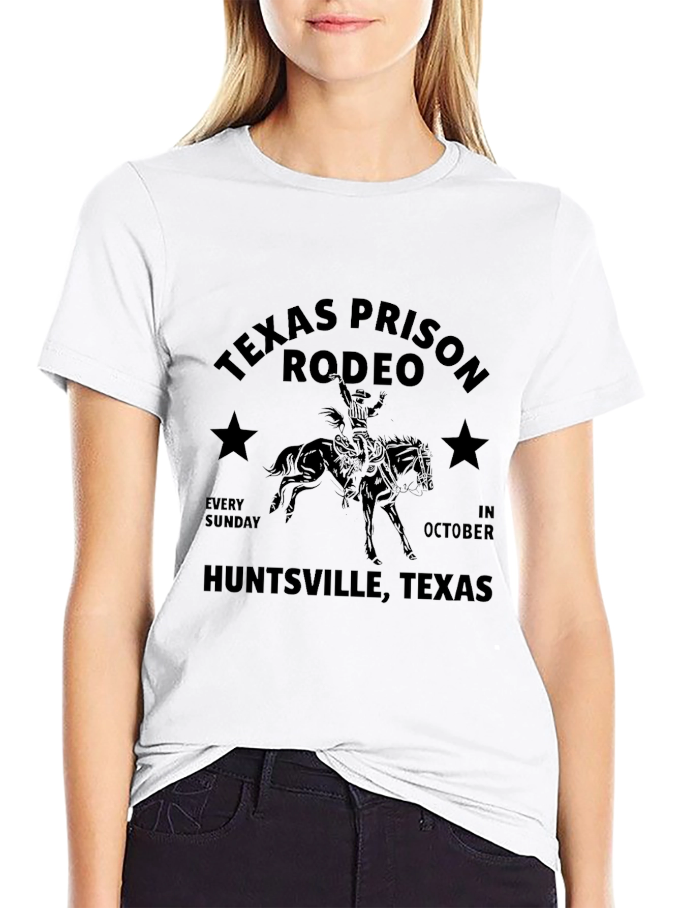 Texas Prison Rodeo Black T-Shirt
