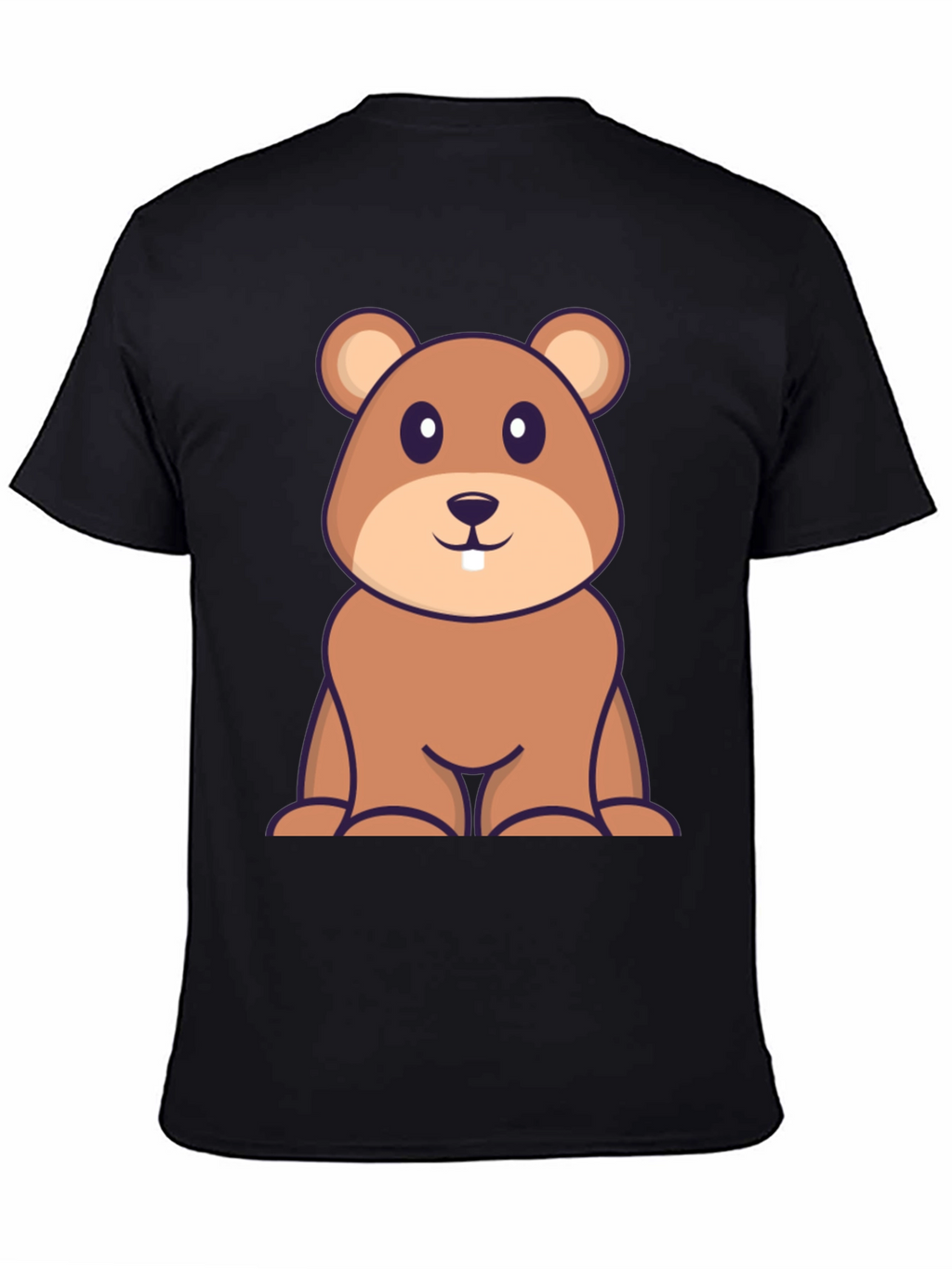 Cute Cartoon Beaver T-Shirt - Soft Cotton Blend