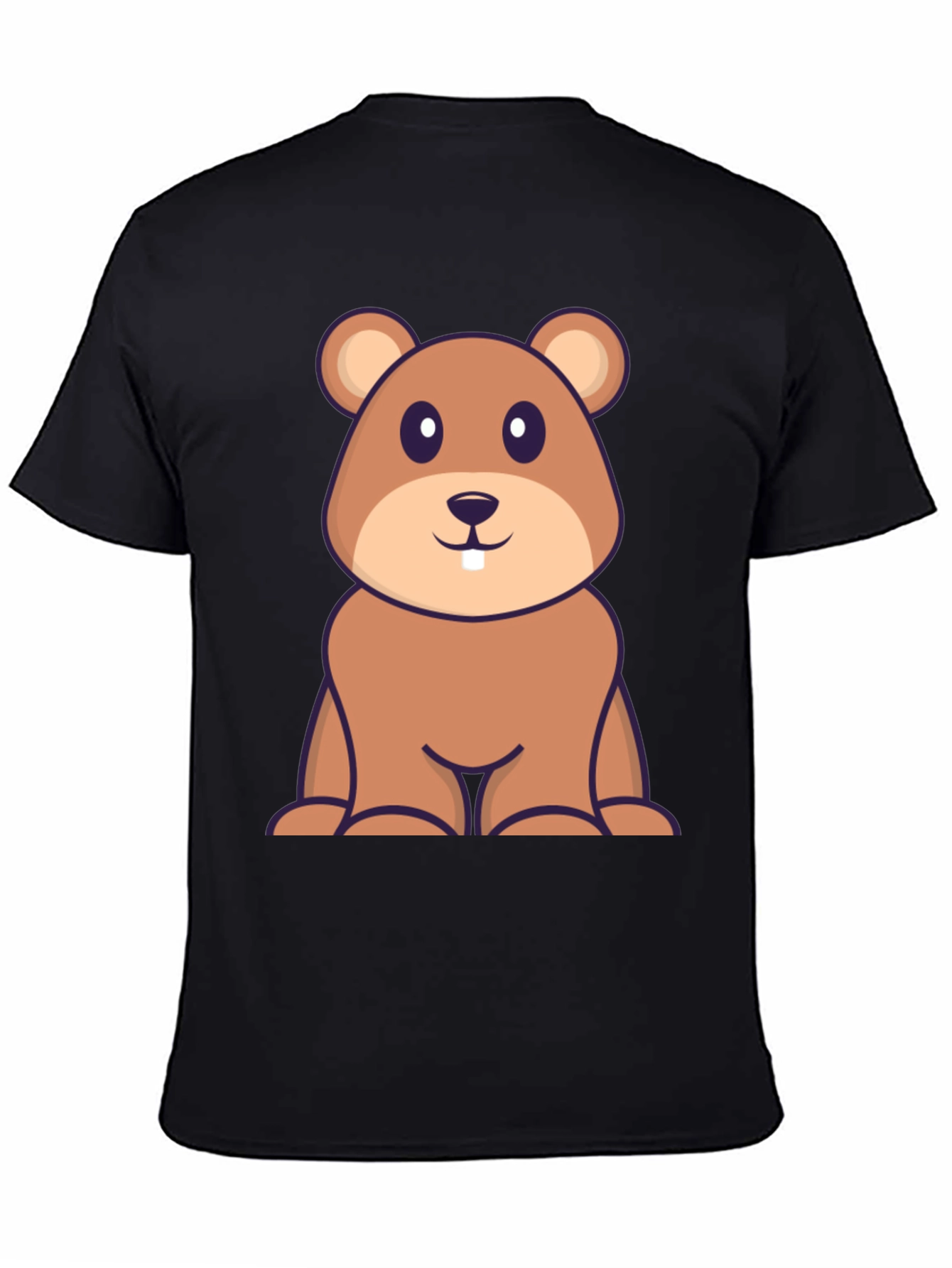 Cute Cartoon Beaver T-Shirt - Soft Cotton Blend