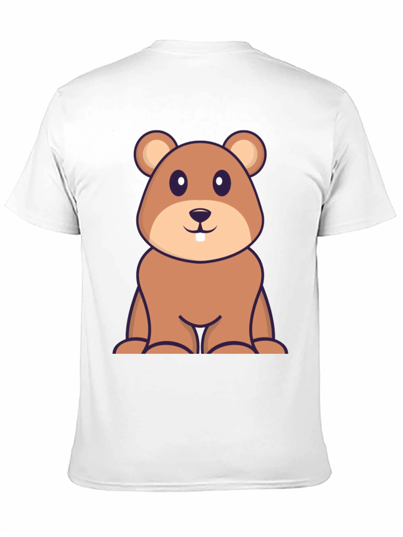 Cute Cartoon Beaver T-Shirt - Soft Cotton Blend
