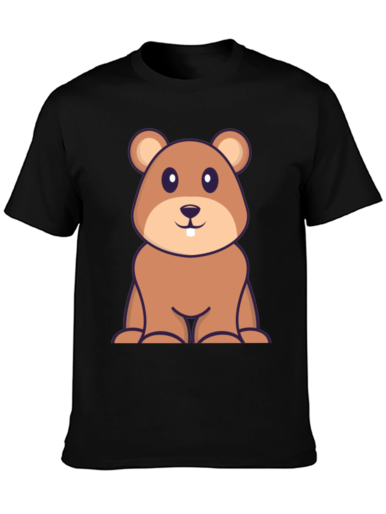 Cute Cartoon Beaver T-Shirt - Soft Cotton Blend