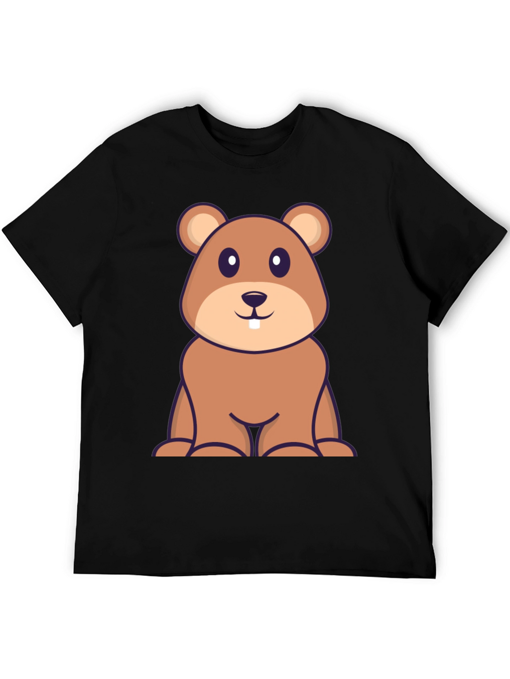 Cute Cartoon Beaver T-Shirt - Soft Cotton Blend