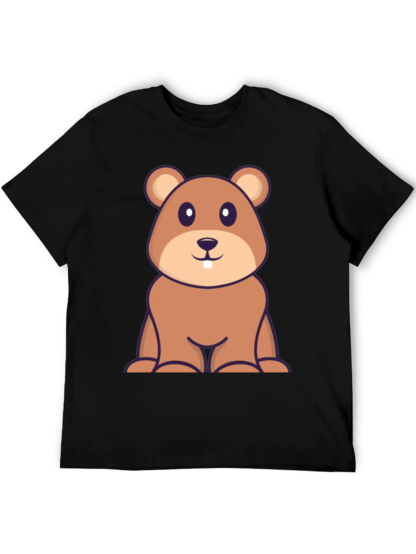 Cute Cartoon Beaver T-Shirt - Soft Cotton Blend