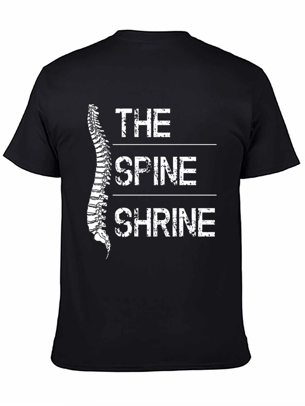 The Spine Shrine Graphic T-Shirt - Black