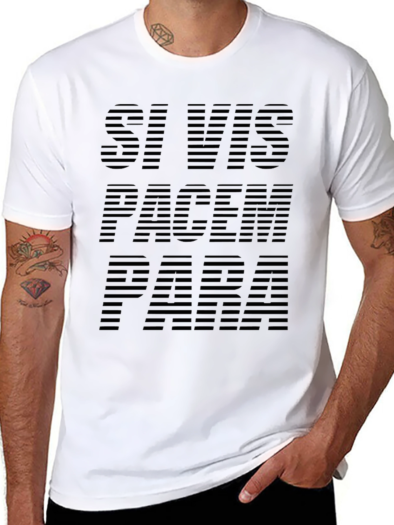 Si Vis Pacem Para Bellum T-Shirt - Classic Design