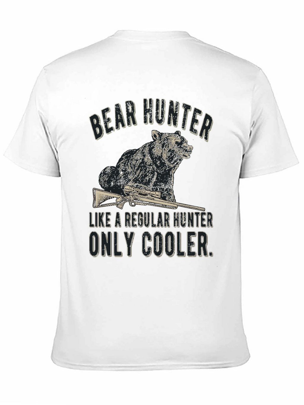 Bear Hunter Graphic Tee - Cool & Casual