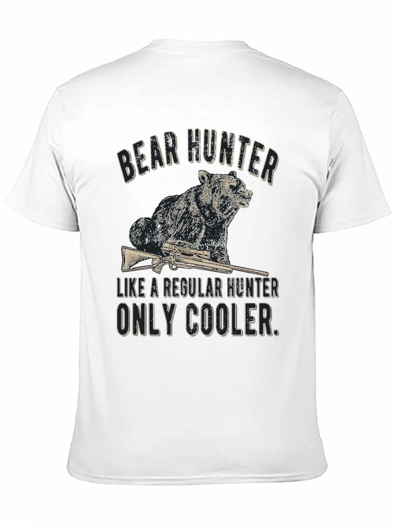 Bear Hunter Graphic Tee - Cool & Casual