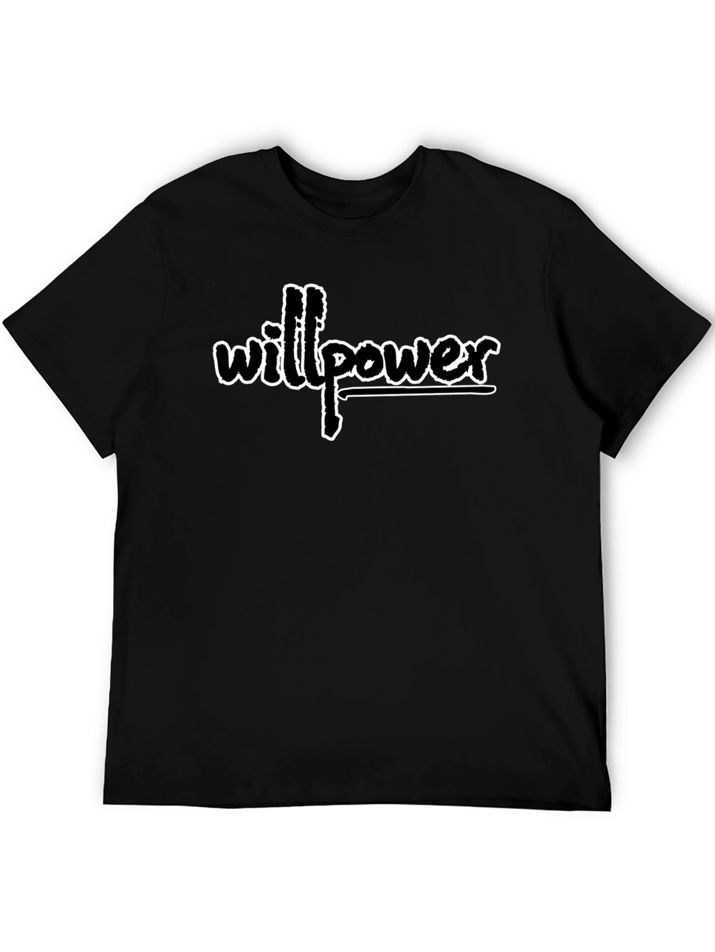 Willpower Graphic Black T-Shirt