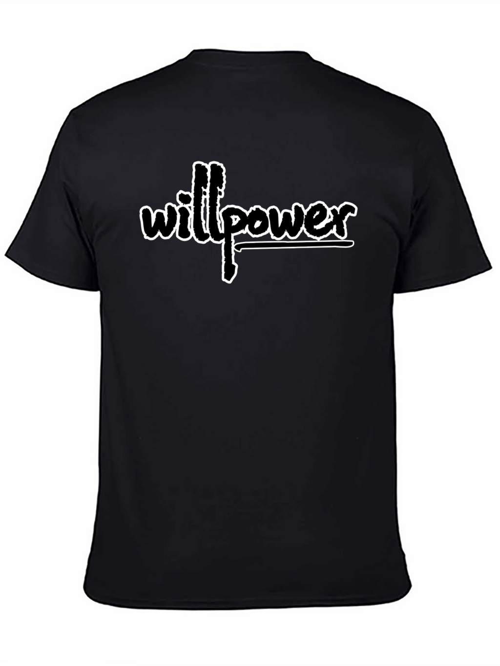 Willpower Graphic Black T-Shirt