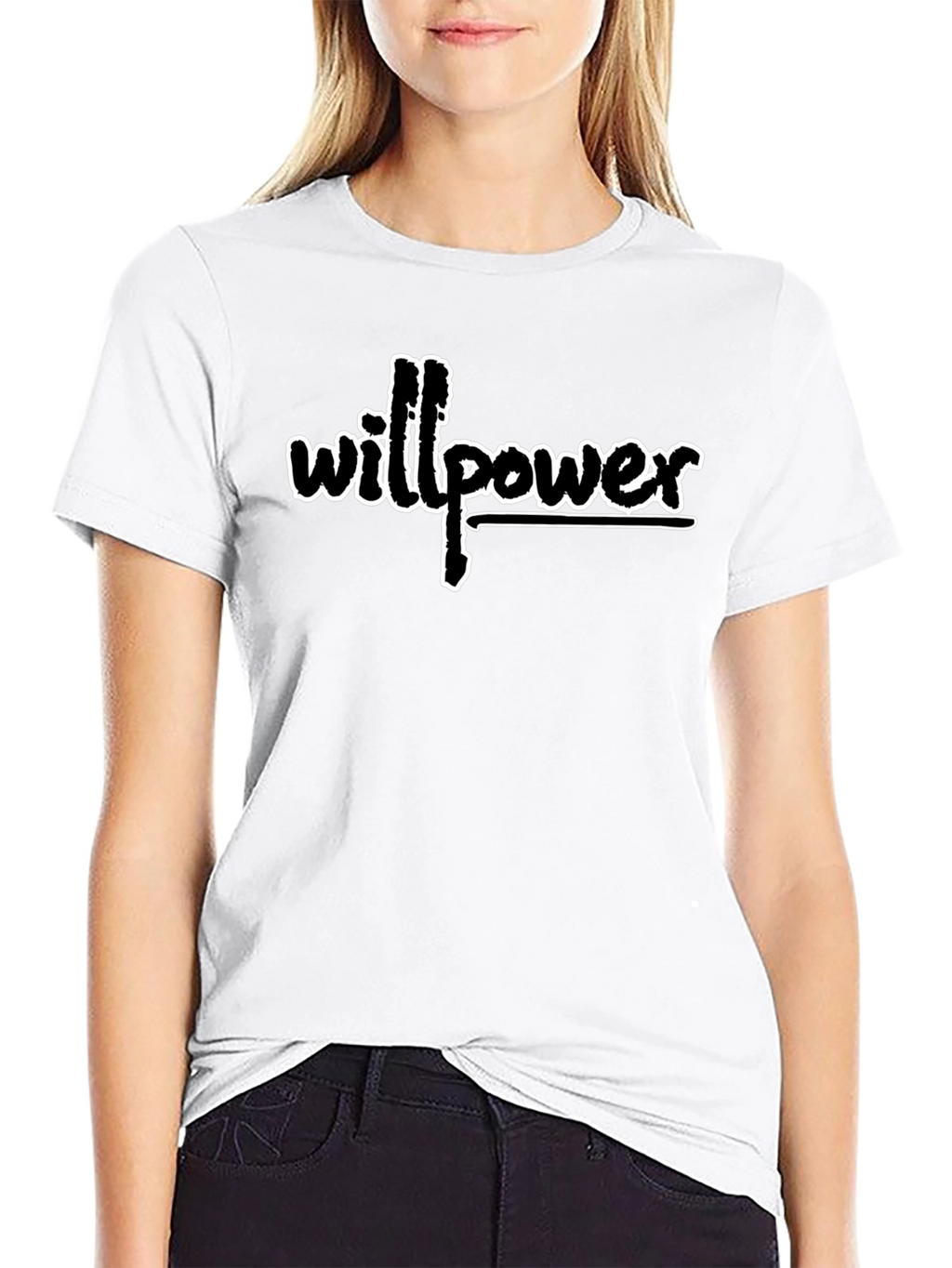 Willpower Graphic Black T-Shirt