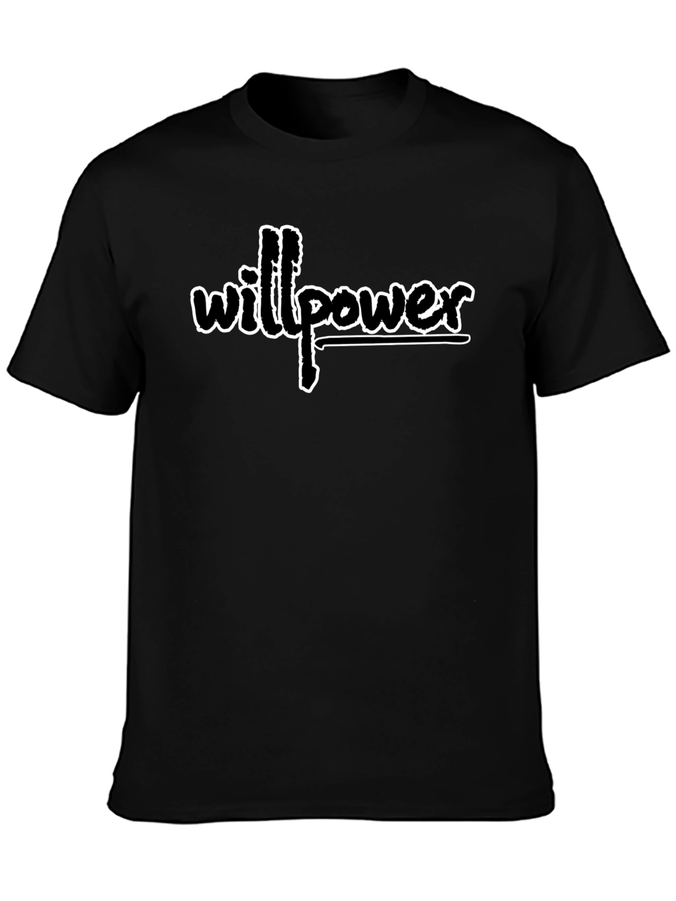 Willpower Graphic Black T-Shirt