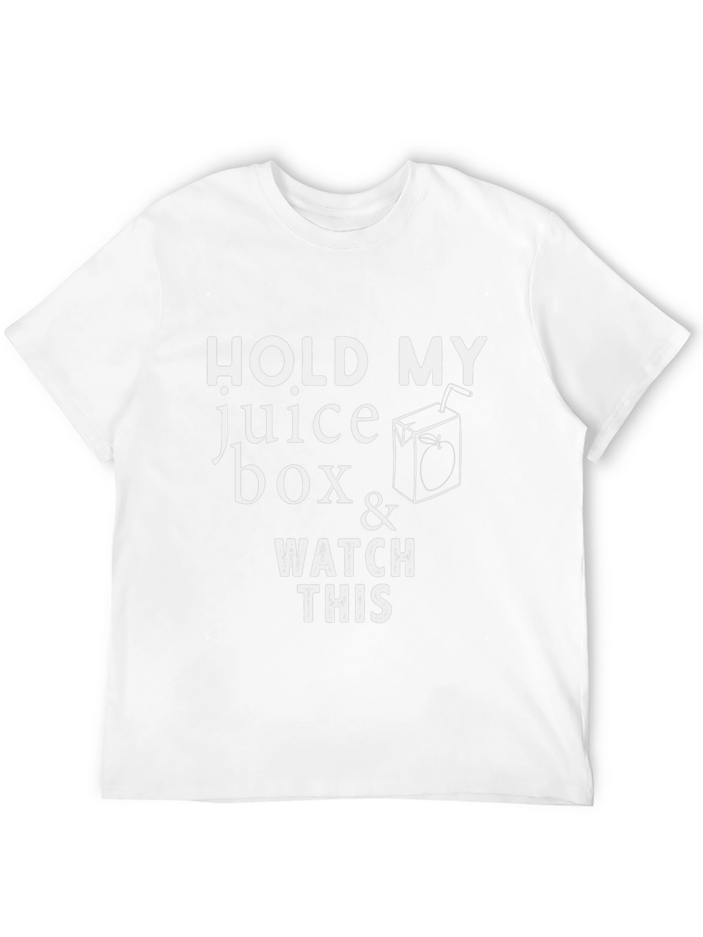 Hold My Juice Box Funny Graphic Tee