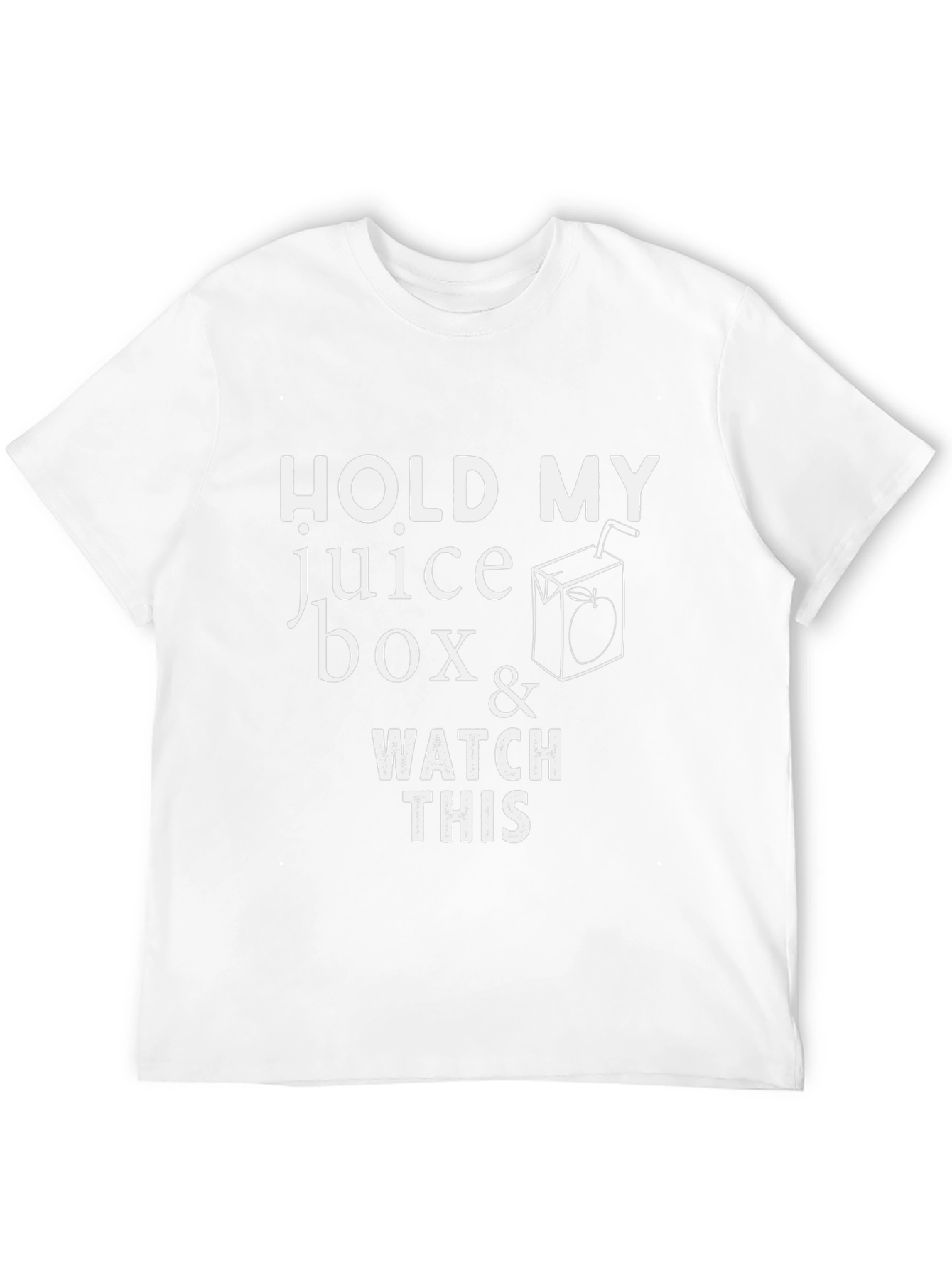 Hold My Juice Box Funny Graphic Tee