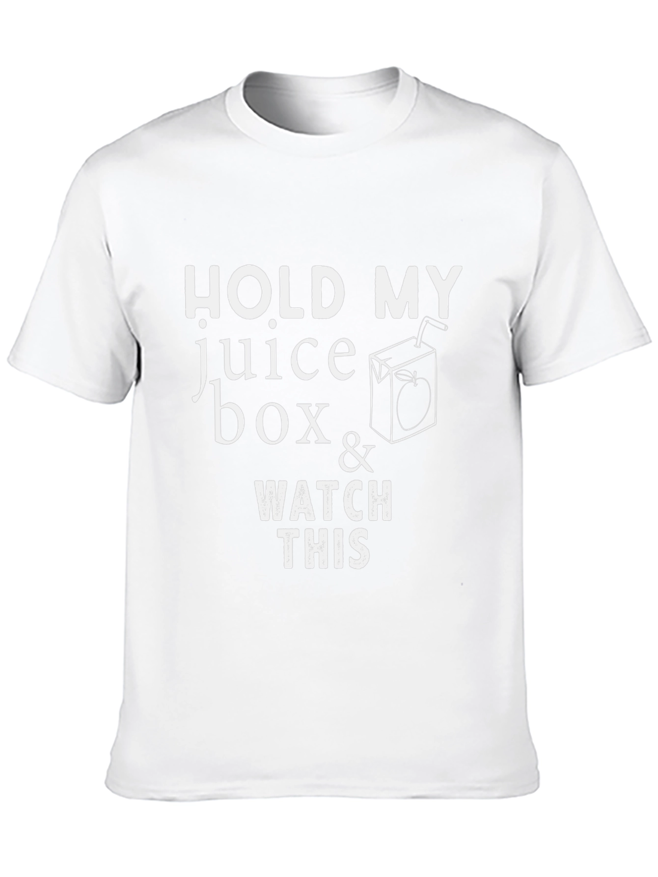 Hold My Juice Box Funny Graphic Tee