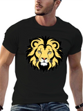 Lion Graphic Tee - Mens Black T-Shirt