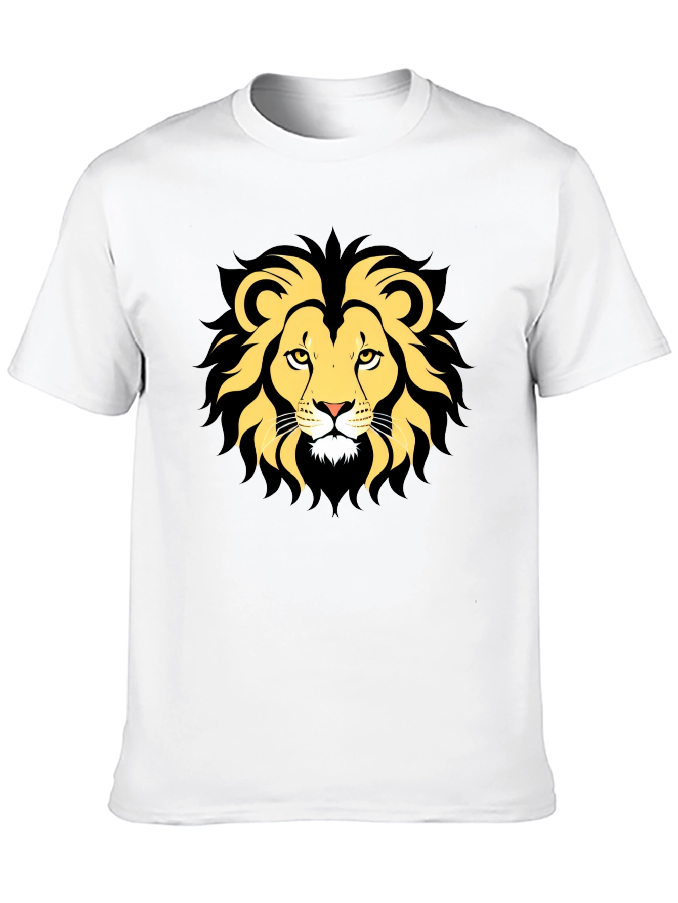 Lion Graphic Tee - Mens Black T-Shirt