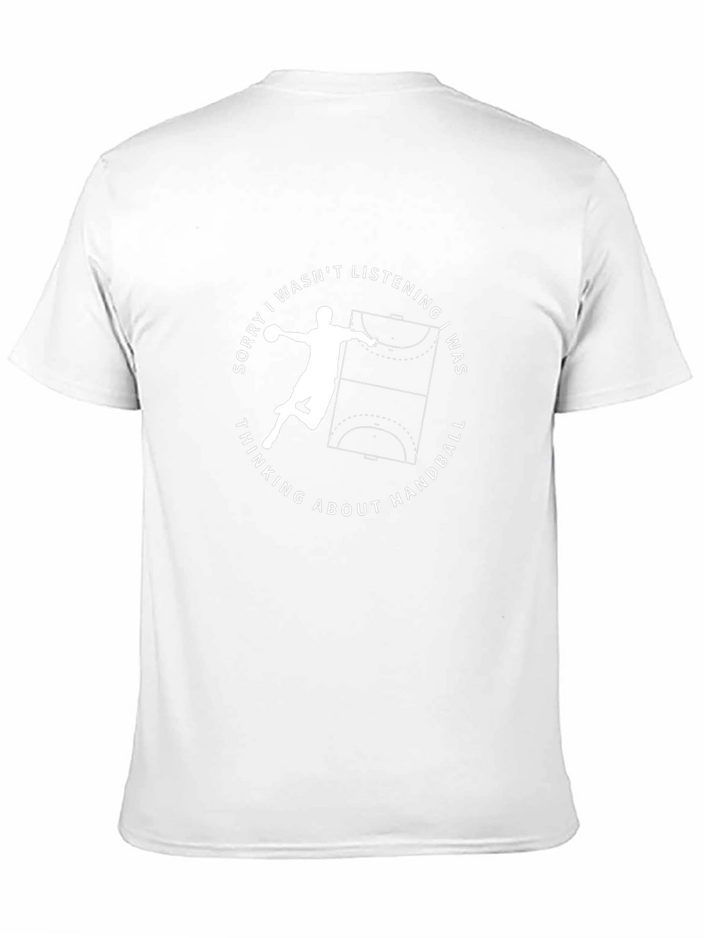 Handball Player Graphic Tee - Sporty Casual Style