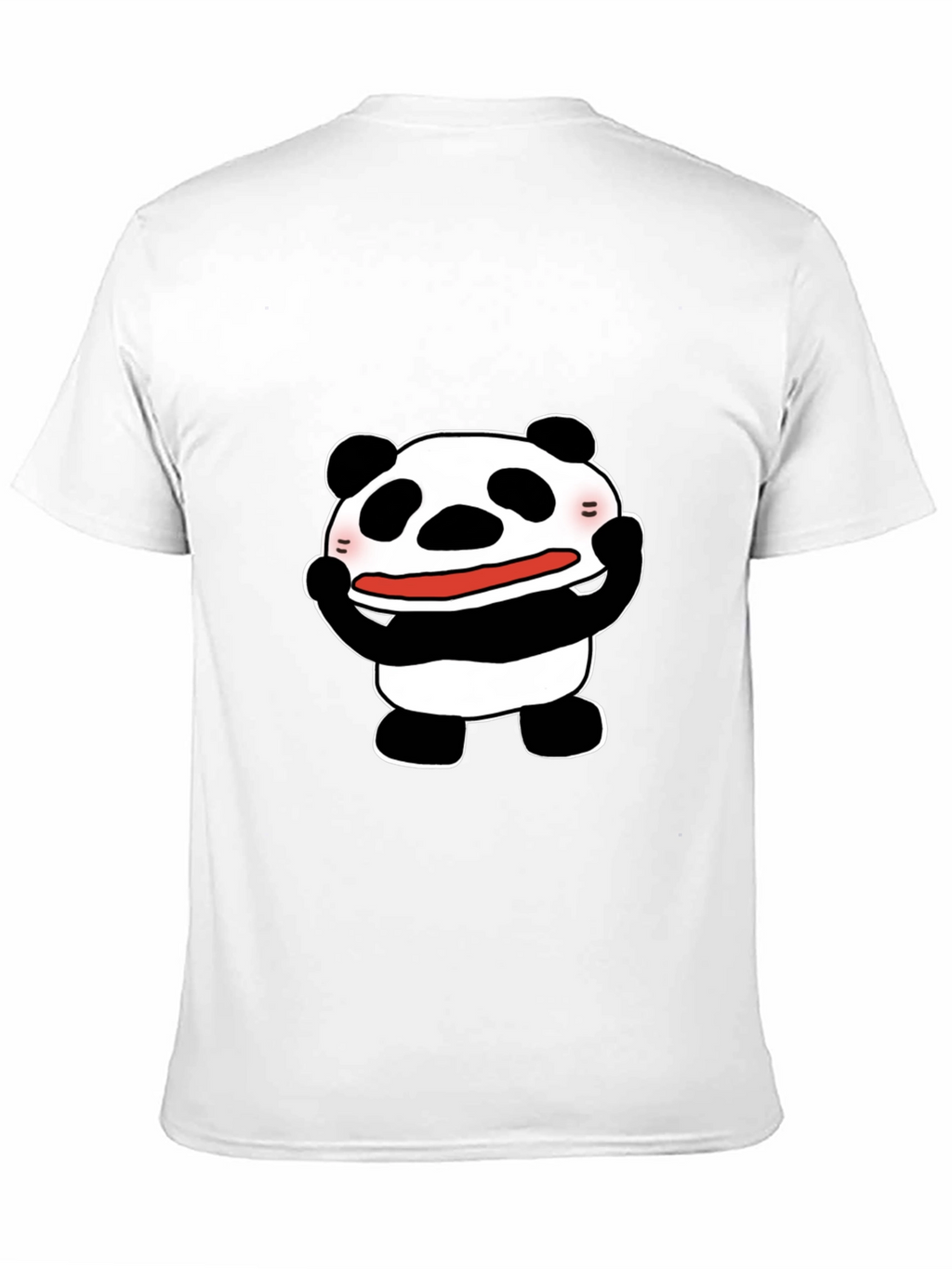 Funny Panda Graphic Tee - Black Cotton T-Shirt