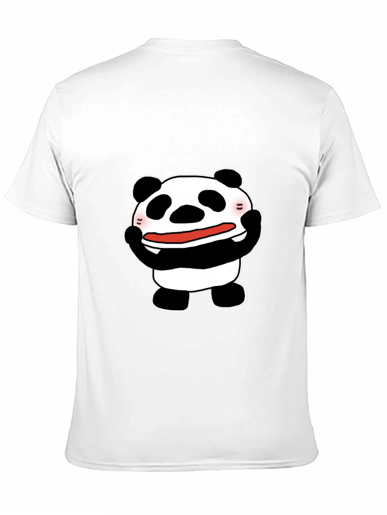 Funny Panda Graphic Tee - Black Cotton T-Shirt