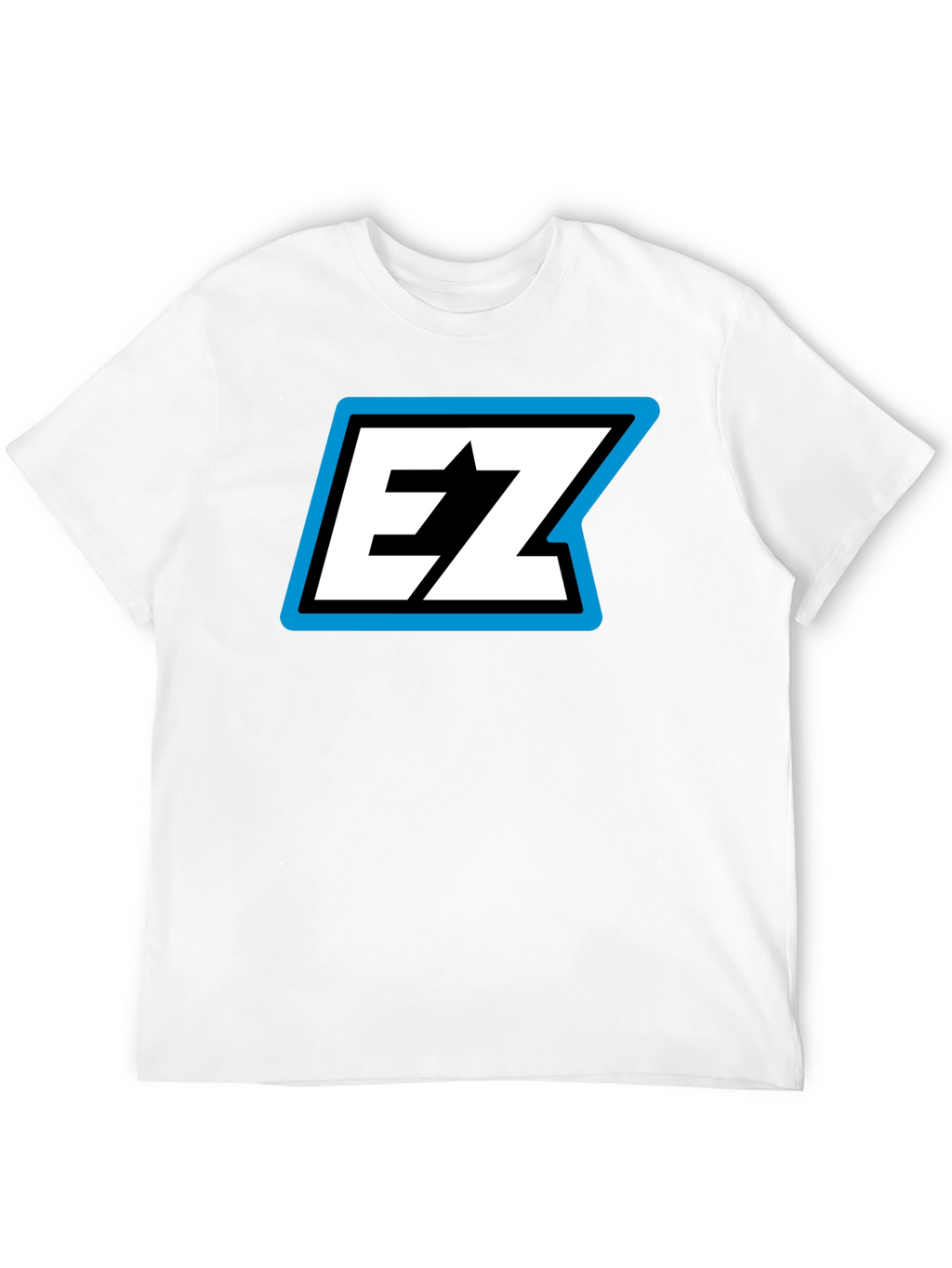 EZ Logo Black T-Shirt - Bold Graphic Tee