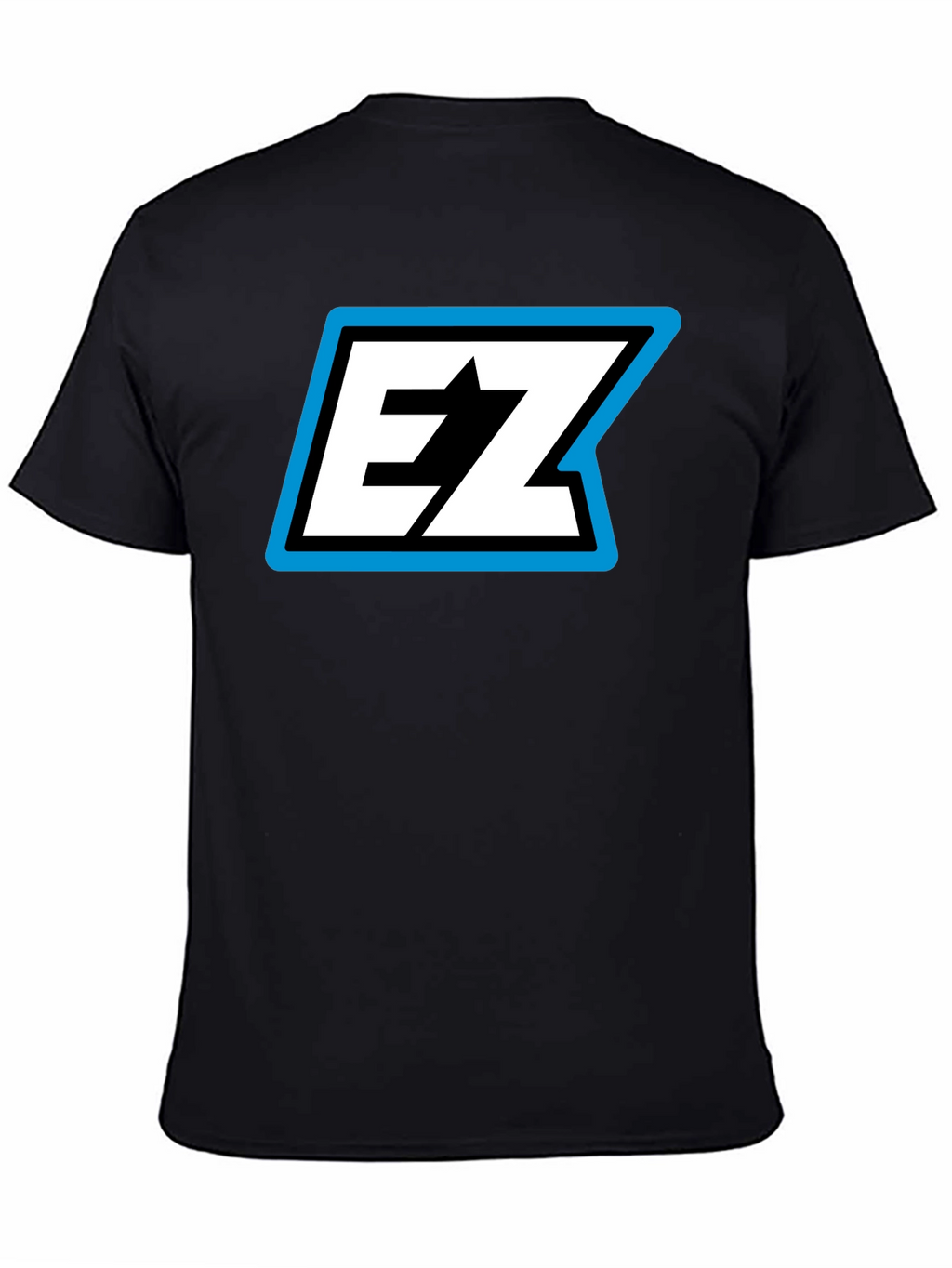 EZ Logo Black T-Shirt - Bold Graphic Tee