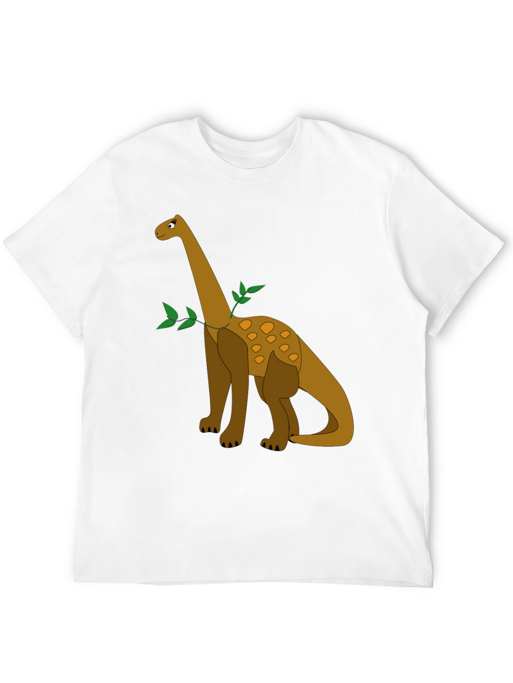 Dinosaur Graphic Tee - Black Cotton Casual