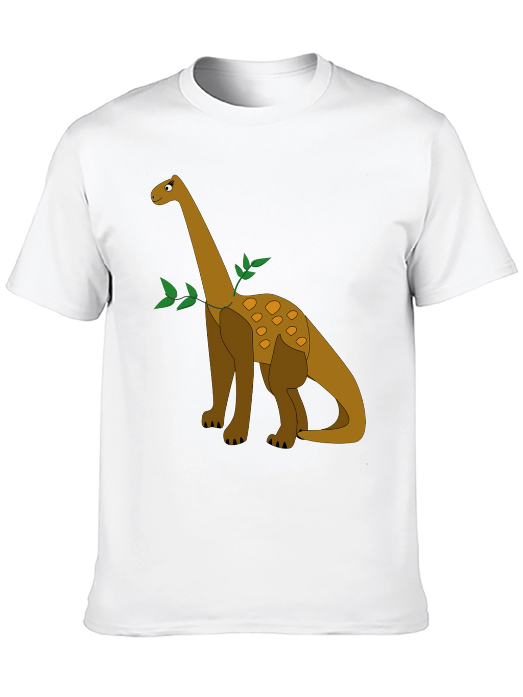 Dinosaur Graphic Tee - Black Cotton Casual
