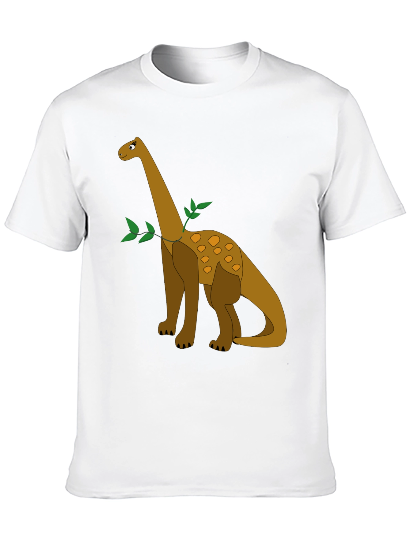 Dinosaur Graphic Tee - Black Cotton Casual