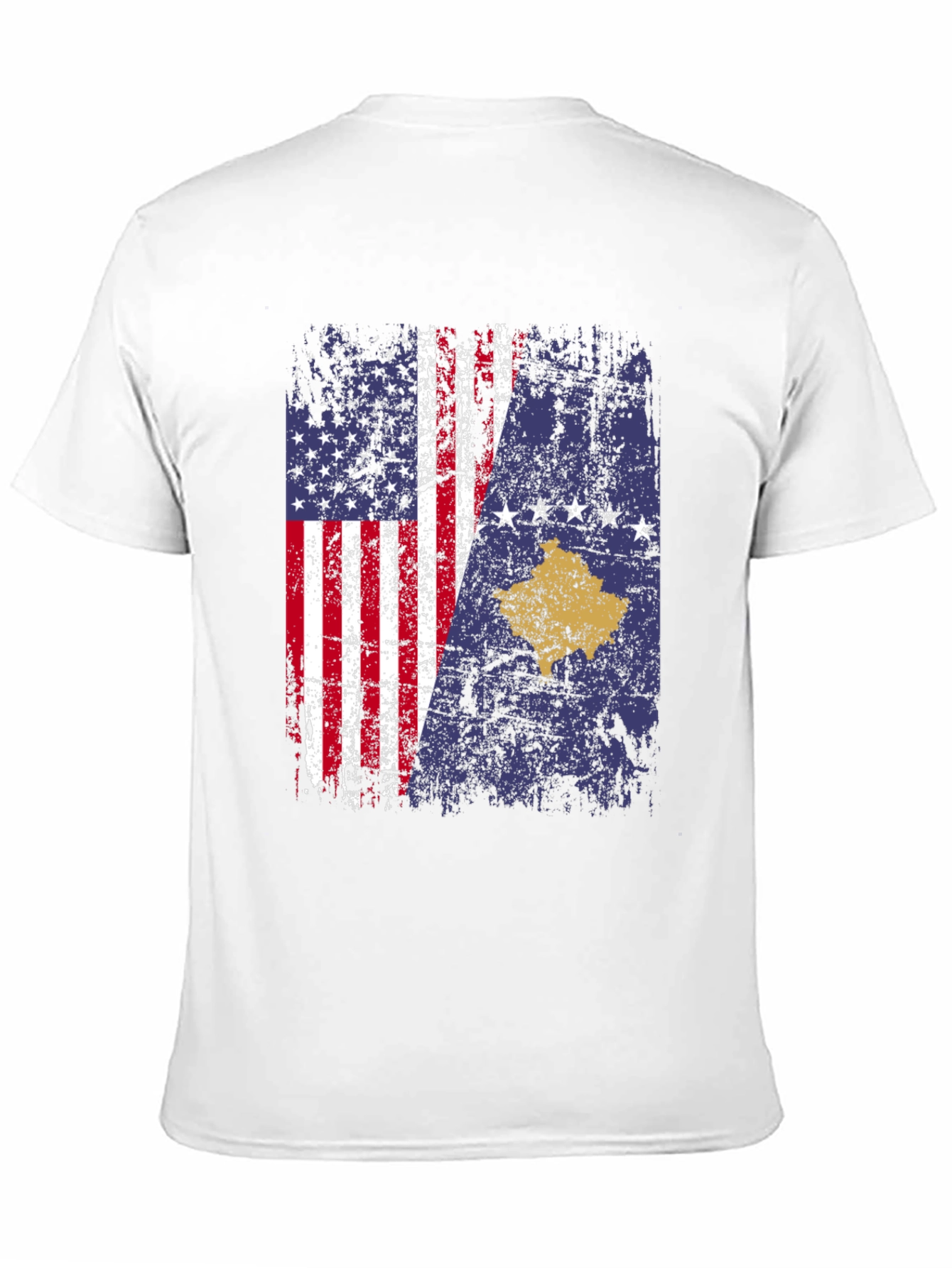 USA Kosovo Flag T-Shirt