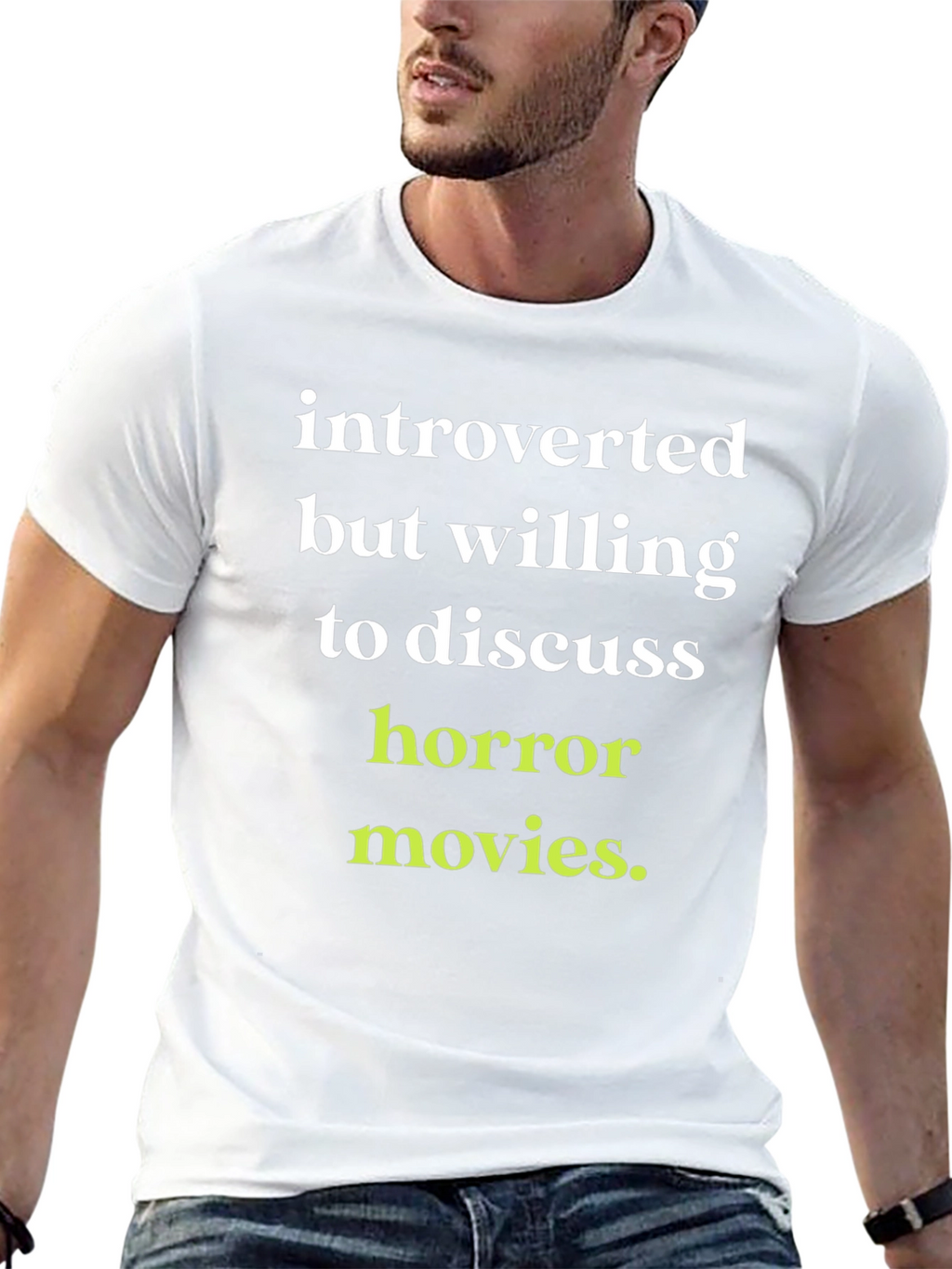 Introverted Horror Movie Fan T-Shirt