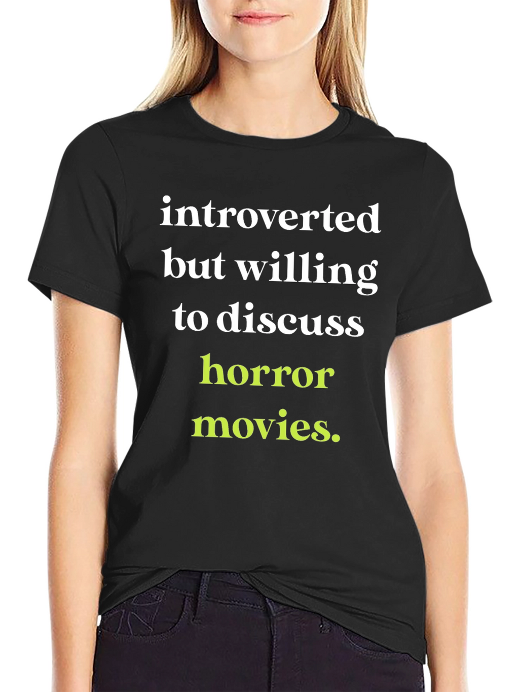 Introverted Horror Movie Fan T-Shirt