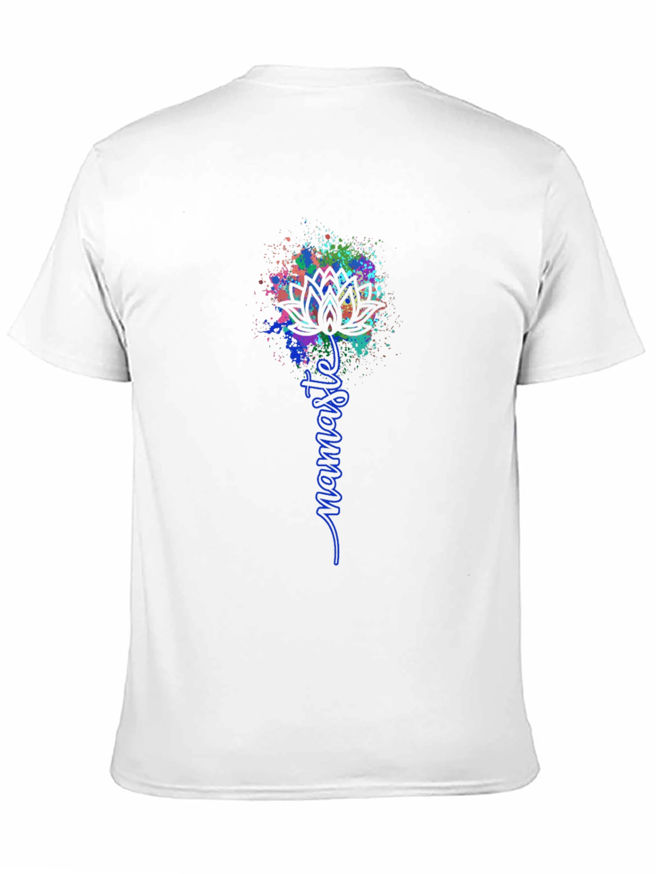 Namaste Lotus Graphic Tee - Black
