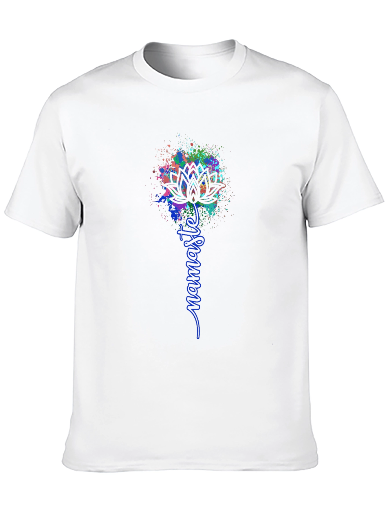 Namaste Lotus Graphic Tee - Black