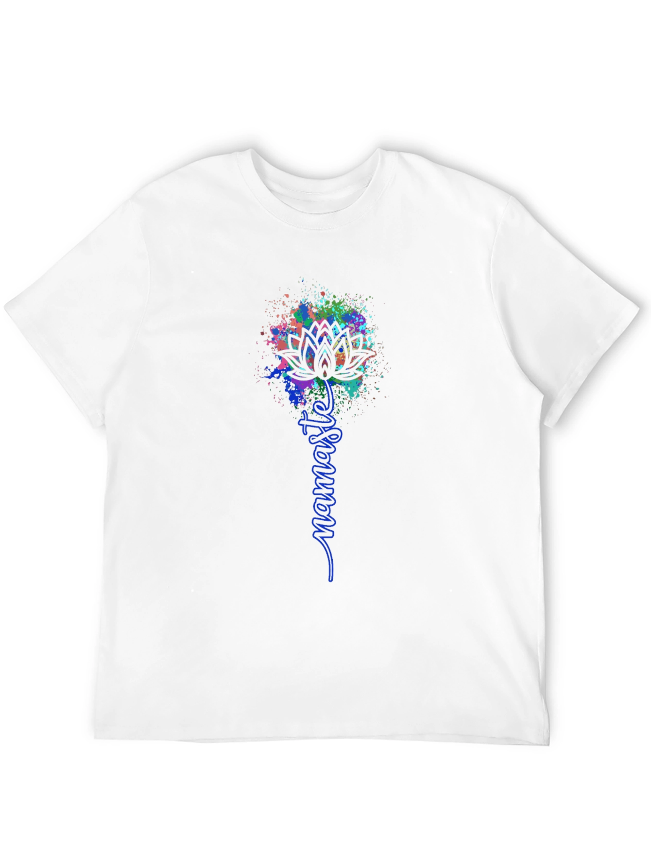 Namaste Lotus Graphic Tee - Black