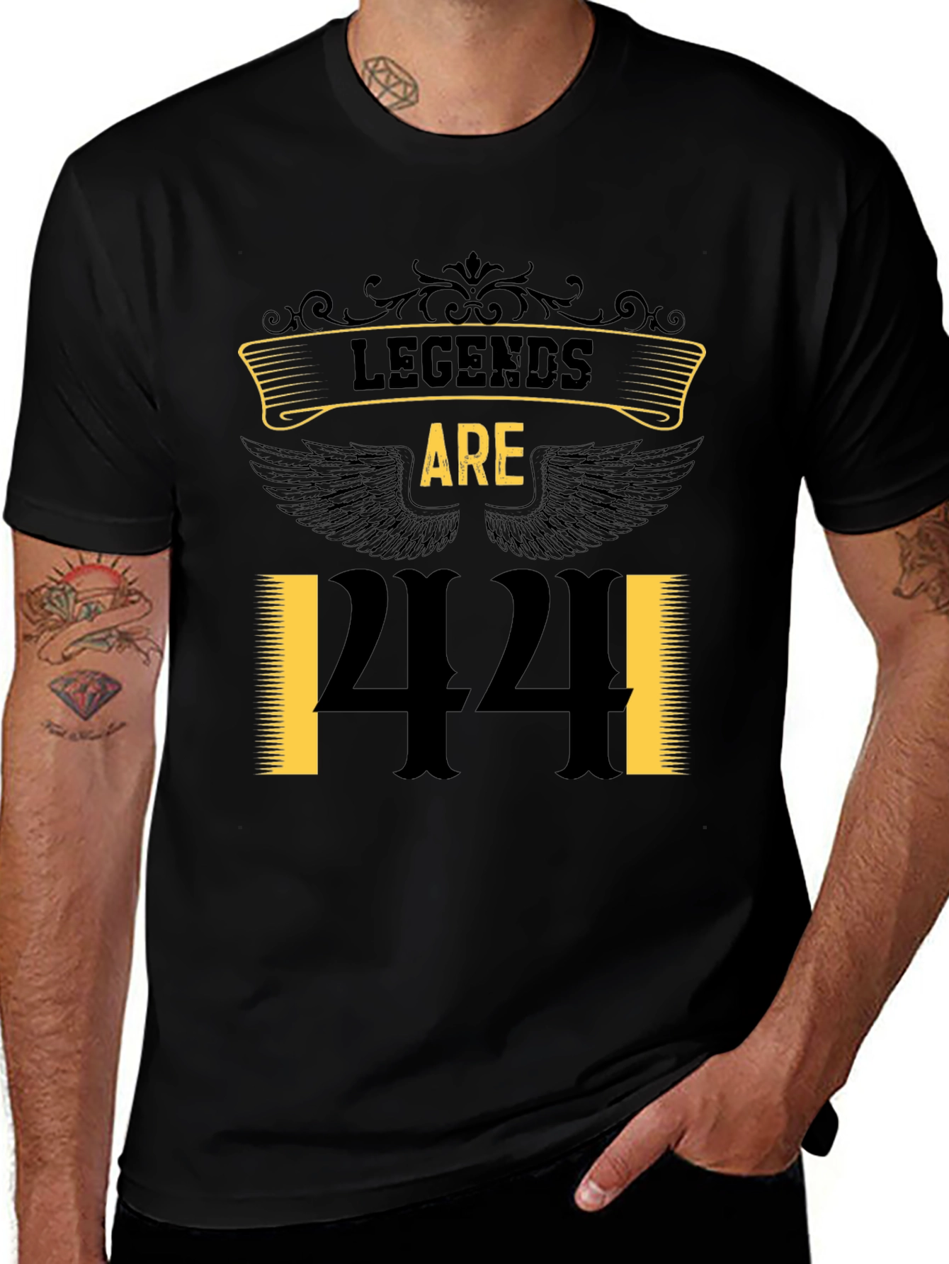 Legends are 44 T-Shirt - Black