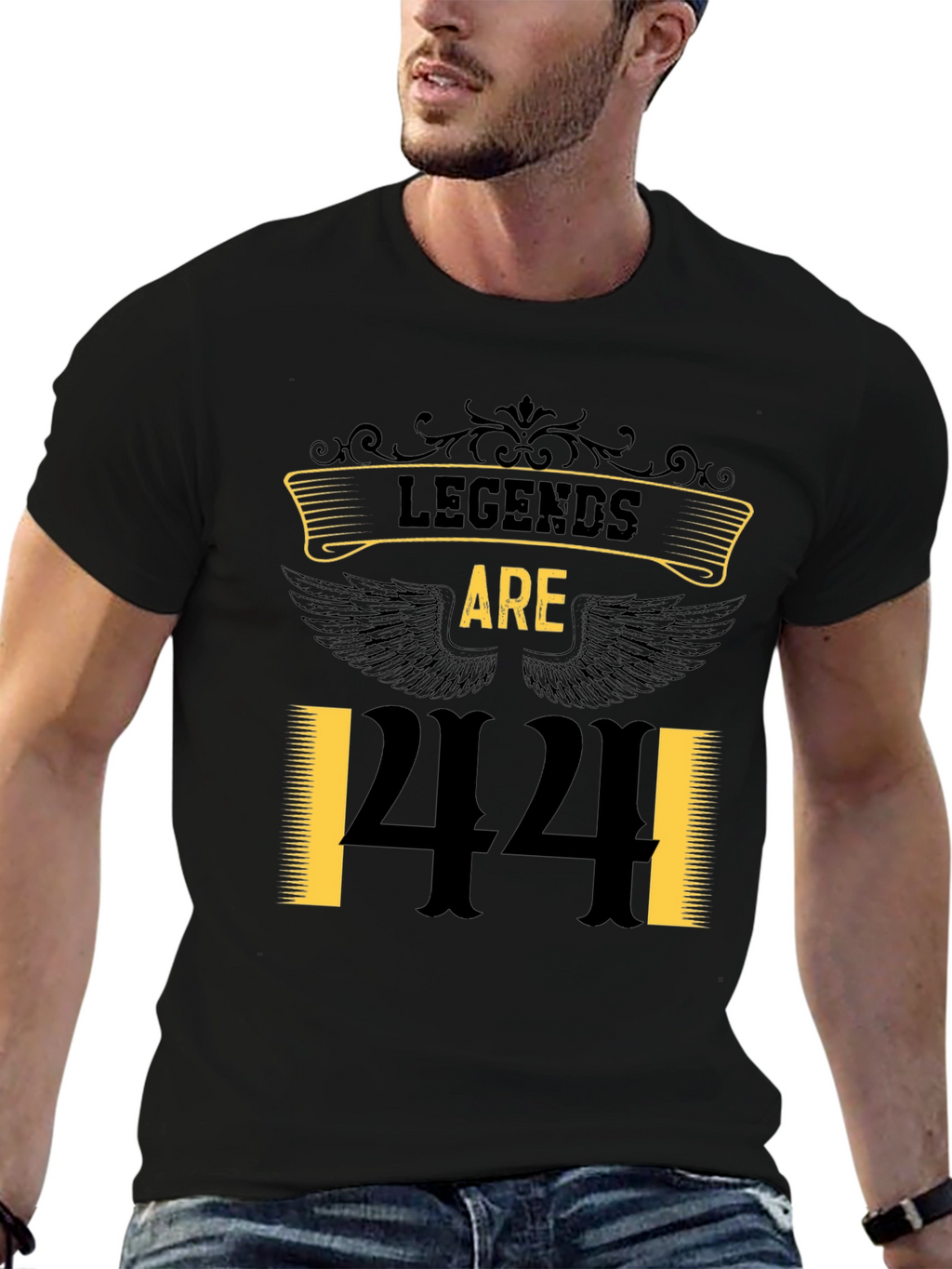 Legends are 44 T-Shirt - Black