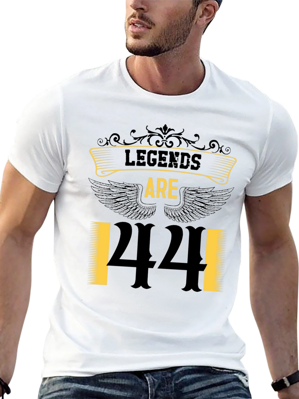 Legends are 44 T-Shirt - Black