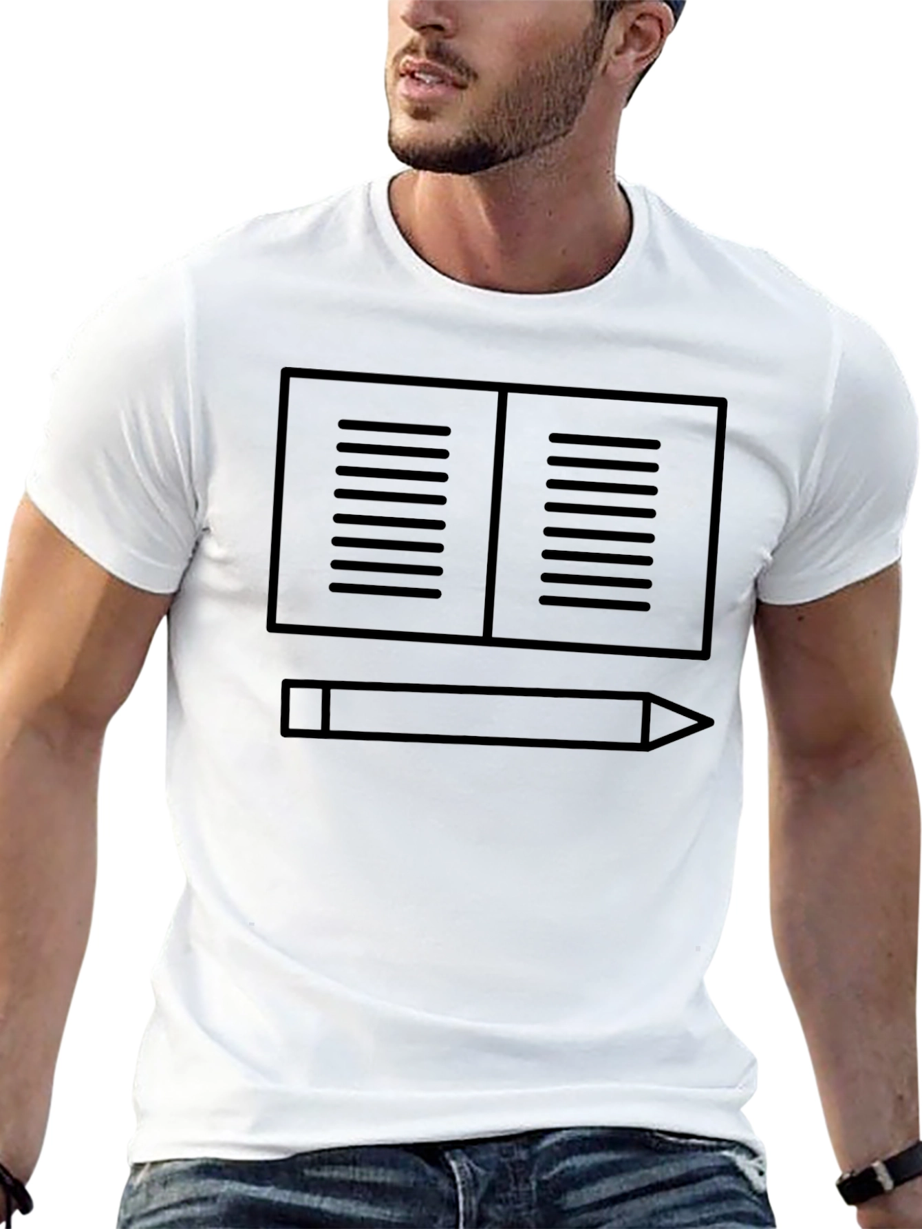 Black Book & Pencil Graphic Tee