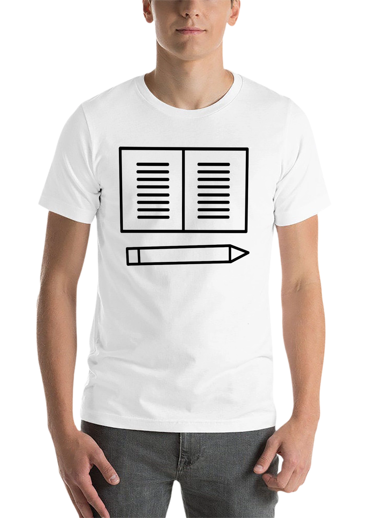 Black Book & Pencil Graphic Tee
