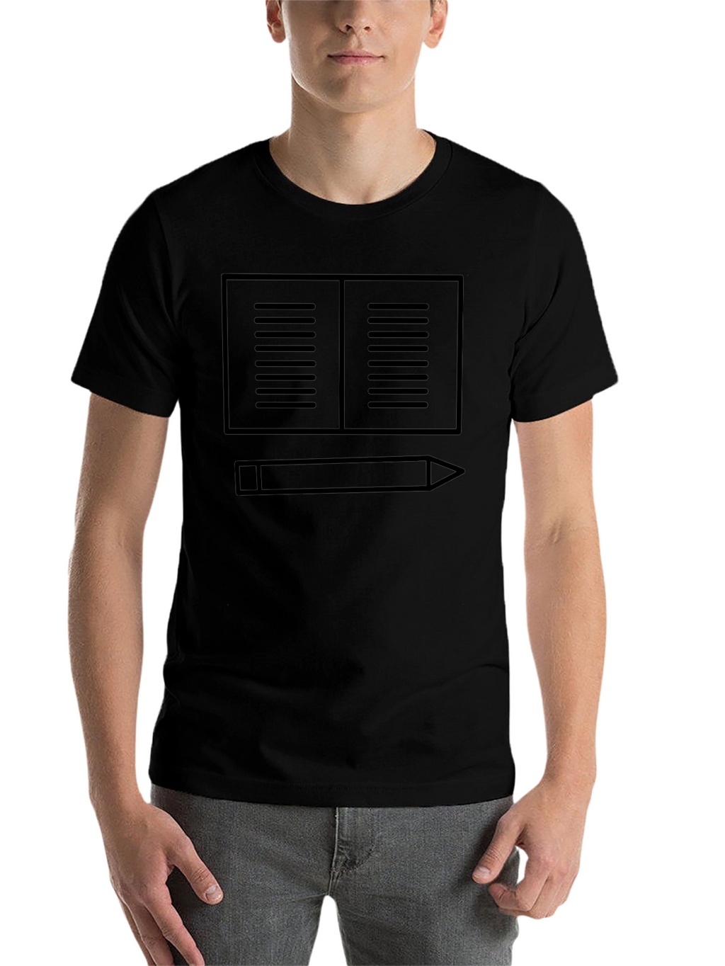 Black Book & Pencil Graphic Tee