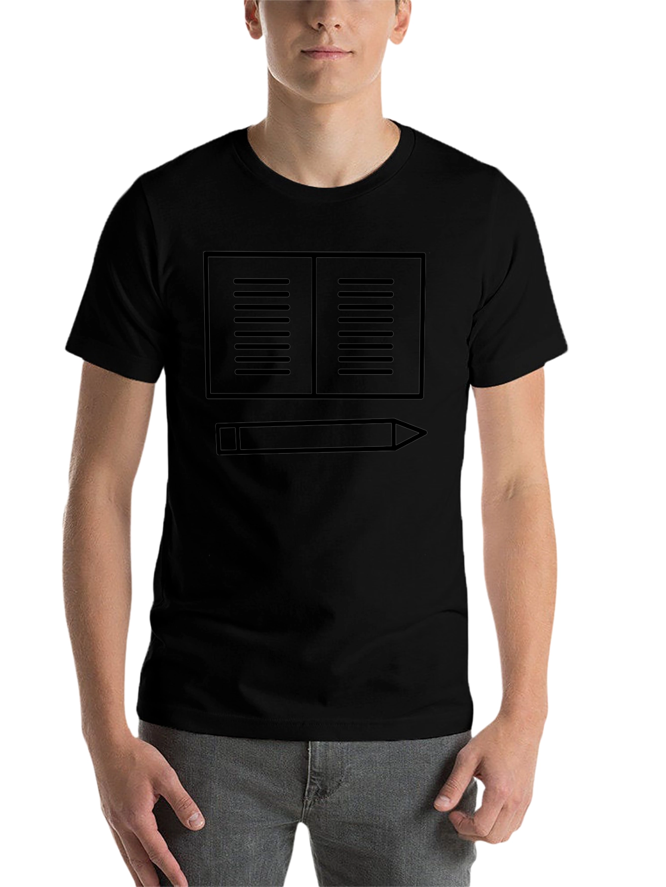 Black Book & Pencil Graphic Tee