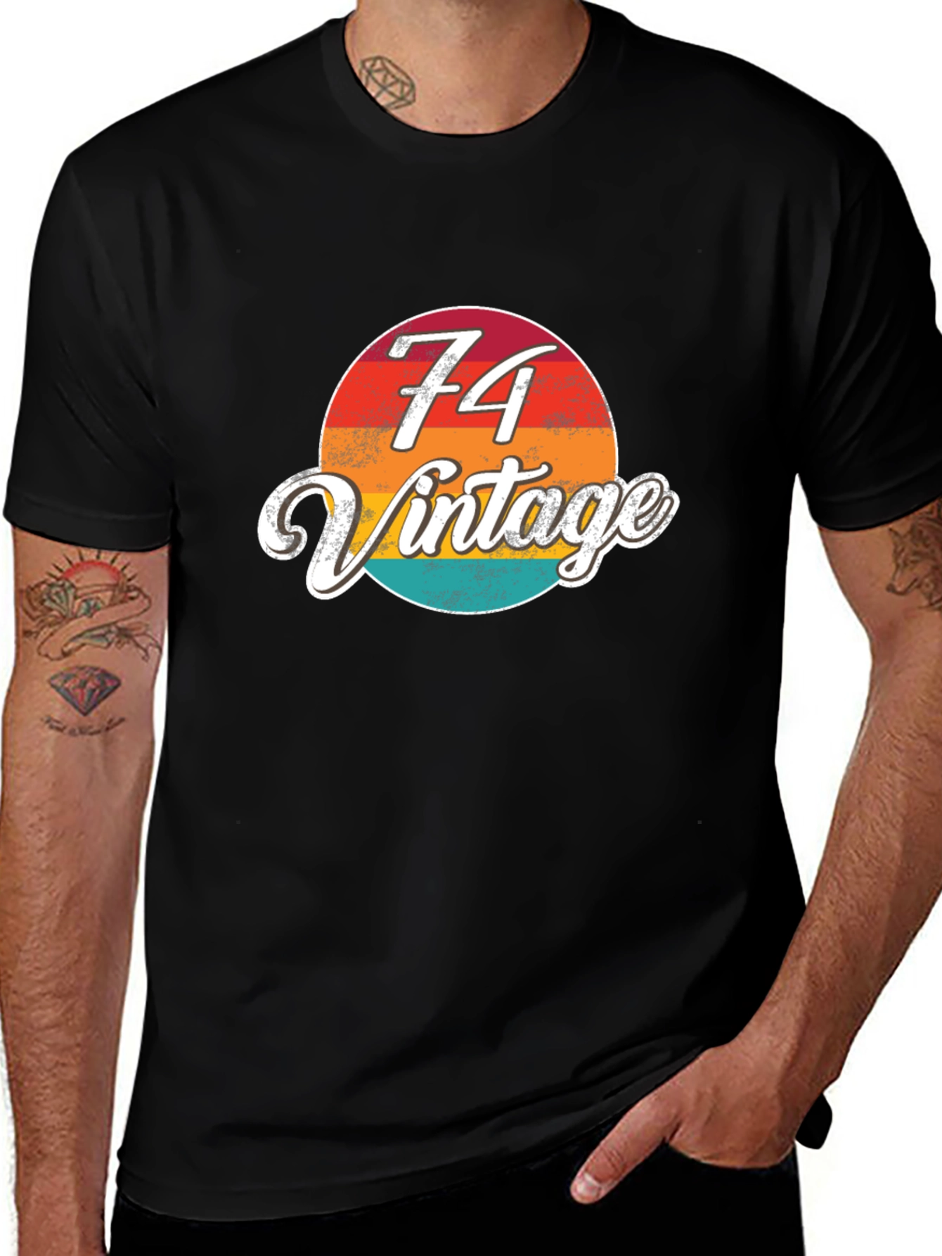 Vintage 74 Retro Graphic T-Shirt