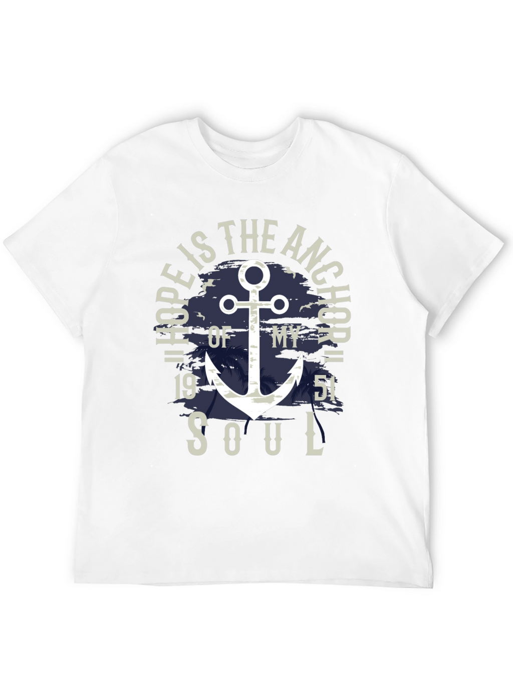Nautical Hope Anchor Soul Graphic Tee